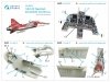 Quinta Studio QD48257 F-20 Tigershark 3D-Printed & coloured Interior on decal paper (Freedom Model) 1/48
