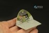 Quinta Studio QD32189 F6F-3E/N Hellcat 3D-Printed coloured Interior on decal paper (Trumpeter) 1/32