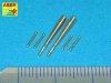 Aber A72 009 B wing (2 variant) armament for British fighterSpitfire Mk.I to V; Hispano 20mm x 2 (2 variant); Browning .30 tips x 4 (1:72)