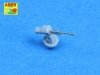 Aber 350L-68 Set of 20 pcs 37 mm/54 Breda gun barrels for Italian Navy ships (1:350)