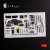 KELIK K48080 O-2A Skymaster interior 3D decals grey decoration type for ICM kit 1/48