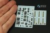 Quinta Studio QD32236 Boeing B-17E/F Navigator, bombardier, waist and tail gunners compartments. 3D-Printed coloured Interior (HK models) 1/32
