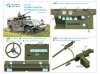 Quinta Studio QD35088 M3A1 Scout 3D-Printed & coloured Interior on decal paper (Zvezda) 1/35