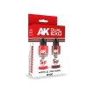 AK Interactive AK1547 DUAL EXO SET 5 – 5A SUPERNOVA RED & 5B DIRTY RED
