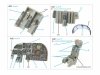 Quinta Studio QD72144 A-6E TRAM Intruder 3D-Printed & coloured Interior on decal paper (Trumpeter) 1/72