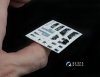 Quinta Studio QD48040 F/A-18С (late) 3D-Printed & coloured Interior on decal paper (for Kinetic) 1/48