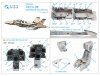 Quinta Studio QD48345 F/A-18B 3D-Printed & coloured Interior on decal paper (Hasegawa) 1/48