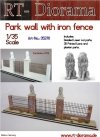 RT-Diorama 35276 Park wall with Fence 1/35