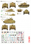 Star Decals 72-A1024 German tanks in Italy # 4. PzKpfw III and IV. 1/72