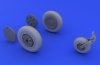 Eduard 648026 MiG-21 wheels 1/48 (EDUARD)