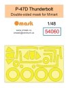 Omask 54060 P-47D Thunderbolt double-sided mask (for Miniart) 1/48
