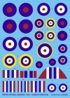 Techmod 48036 - British National Insignias - Hawker Hurricane (1:48)