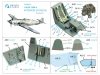 Quinta Studio QD48420 Bf 109K-4 3D-Printed & coloured Interior on decal paper (Eduard) 1/48