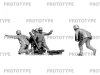 ICM 35715 WW2 German mortar GrW 34 with Crew (mortar and 4 figures) 1/35