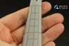 Quinta Studio QRV-037 Triple riveting rows (rivet size 0.20 mm, gap 0.8 mm, suits 1/32 scale), Black color, total length 3.7 m/12 ft