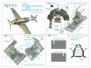 Quinta Studio QD48389 Macchi C.202 Folgore Early 3D-Printed & coloured Interior on decal paper (Hasegawa/Eduard) 1/48