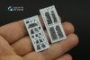 Quinta Studio QDS-48419 F-16D block 40 3D-Printed & coloured Interior on decal paper (Kinetic 2022 tool) (Small version) 1/48