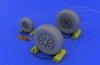 Eduard 648017 F-22A wheels 1/48 (Hasegawa)