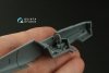Quinta Studio QD72169 Bf 109G 3D-Printed coloured Interior on decal paper (Eduard) 1/72