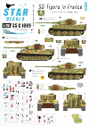 Star Decals 35-C1089 SS-Tigers in France # 1 1/35