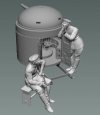Copper State Models F35-049 Fahrpanzer german leaning crewman 1/35