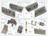 Quinta Studio QD48185 Me 262B-1a/U1 3D-Printed & coloured Interior on decal paper (for Dragon ) 1/48