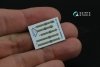 Quinta Studio QD48491 I-16 3D-Printed coloured Interior on decal paper (for Zvezda kit) 1/48