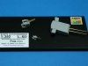 Aber 350L-50 Set of barrels 203mm x 8; 100mm x 16, 37mm x 8 for Italian Navy Pola class heavy crusies (1:350)