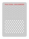 Paint Forge PFST003L STENCIL - DIAMONDS
