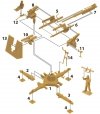 Italeri 7512 8.8 CM FLAK 37 AA GUN W/SERV. (1:72)