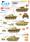Star Decals 72-A1027 German tanks in Italy # 7. Panther Ausf A and G. 1/72