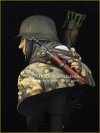 Young Miniatures YM1865 German Waffen SS with Panzerschreck 1/10