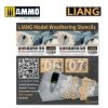 Liang 0006 Salt Weathering Effects Airbrush Stencils (Sparse)