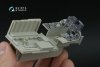 Quinta Studio QDS+32252 F-15C PAD-upgraded 3D-Printed & coloured Interior on decal paper (Tamiya) (Small version) (with 3D-printed resin parts) 1/32