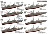 Pit-Road W245 IJN Hiburi Type Escort Ship (2pcs) 1/700