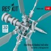 RESKIT RSU48-0360 Sea King (6 blades) tail rotor for Airfix & Hasegawa kit (3D printed) 1/48