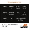 AK Interactive AK11407 Black Uniform Base 17ml
