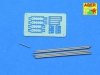 Aber R-41 Barrel cleaning rods with brackets for Tiger I Tunisia (1:35)