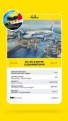 Heller 56315 DC6 Super Cloudmaster Air France - Starter Kit 1/72