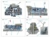 Quinta Studio QDS-72168 Su-17M3 3D-Printed coloured Interior on decal paper (Modelsvit) (small version) 1/72