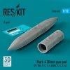 RESKIT RS72-0485 Mark 4 20mm gun pod (1 pcs) (3D Printed) 1/72