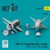 RESKIT RS32-0517 AGM-142 Popeye/Have Nap missiles (2 pcs) (3D Printed) 1/32