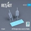 RESKIT RS72-0395 AT730 TRIPLE STORE RACKS FOR RAFALE (2 PCS) (3D PRINTED) 1/72
