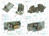 Quinta Studio QD48336 P-47D Thunderbolt Razorback 3D-Printed & coloured Interior on decal paper (Tamiya) 1/48