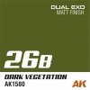 AK Interactive AK1585 DUAL EXO SCENERY SET 26 – 26A LIGHT VEGETATION & 26B DARK VEGETATION