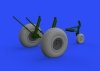 Eduard 648529 B-17 wheels HKM 1/48 HK MODELS