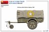 MiniArt 35443 G-518 US 1t CARGO TRAILER WITH CANVAS BEN HUR 1/35