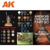 AK Interactive AK11764 SIGNATURE SET – RAFA “ARCHIDUQUE” – SPECIAL 28MM AMERICAN CIVIL WAR PAINT SET 18x17 ml