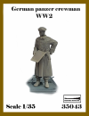 Ardennes Miniature 35043 GERMAN PANZER CREWMAN WW2 1/35