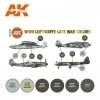 AK Interactive AK11718 WWII LUFTWAFFE LATE WAR COLORS 6x17 ml